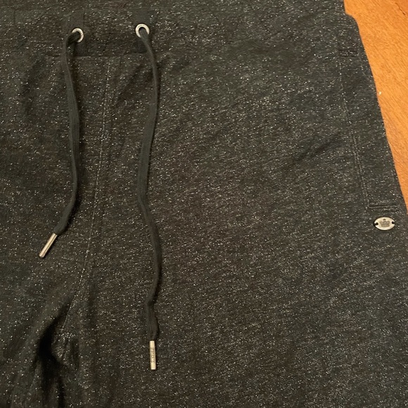 Juicy Couture Y2K Metallic Thread Jogger Pants black glitter - Picture 6 of 9